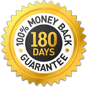 MetaboSlim 180 Days Money Back Guarantee Badge